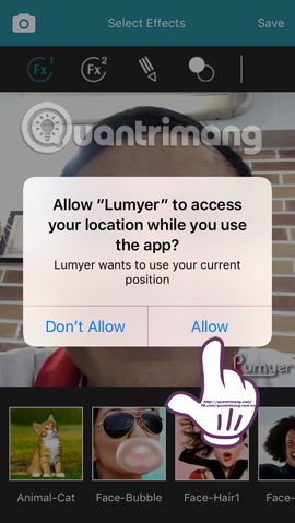 Lumyer chỉnh sửa ảnh 