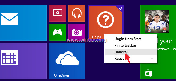 Hướng dẫn gỡ bỏ cài đặt ứng dụng Modern trên Windows 10/8.1/8