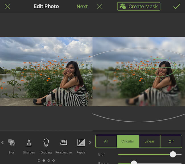Cách xóa phông sau khi chụp ảnh 