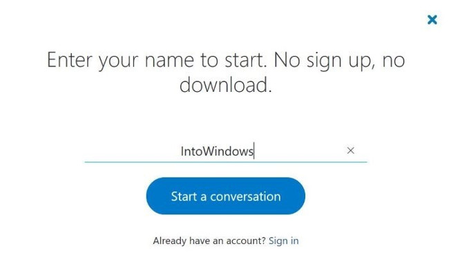 Cách sử dụng Skype mà không cần tài khoản