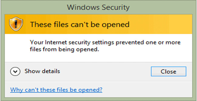 Sửa lỗi “These Files Can’t Be Opened” trên Windows 10 / 8.1 /7