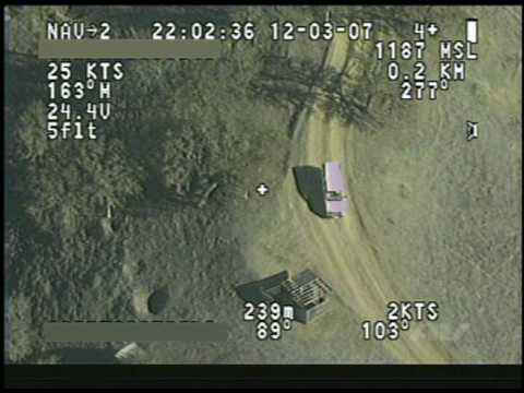 Một video mô phỏng hình ảnh được truyền trực tiếp từ camera của UAV về mặt đất​