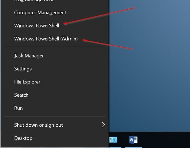 Thêm Command Prompt vào Power User Menu (menu Win X) trên Windows 10
