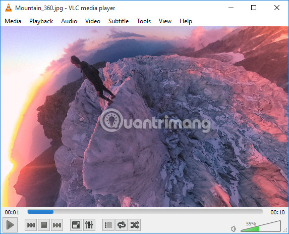 Hướng dẫn xem video và hình ảnh 360 độ trên VLC Player