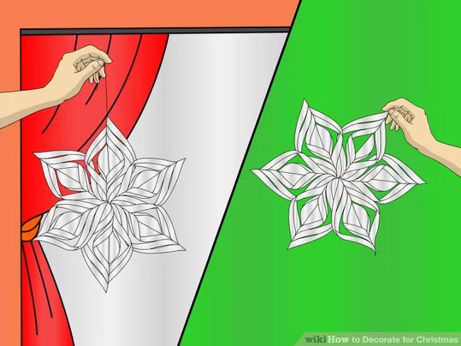 Làm bông tuyết 3D bằng giấy một cách nhanh chóng và dễ dàng