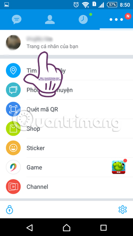 Chặn bạn bè xem nhật ký trên Zalo