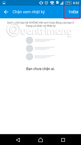 Chặn bạn bè xem nhật ký trên Zalo