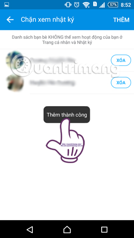 Chặn bạn bè xem nhật ký trên Zalo