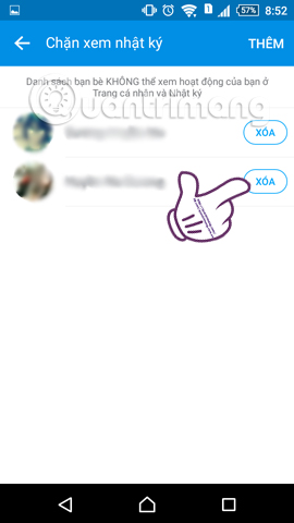 Chặn bạn bè xem nhật ký trên Zalo