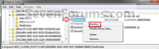 Cách thêm hoặc gỡ bỏ Control Panel từ Navigation Pane trên Windows 7