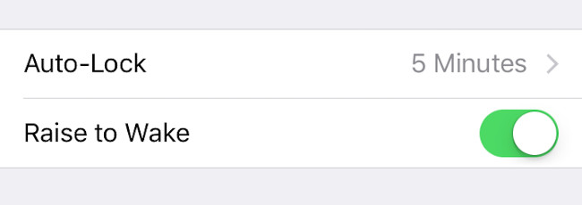 Vô hiệu hóa tính năng Raise to Wake