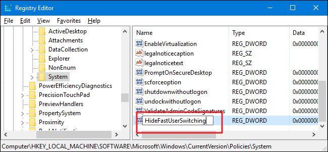 Vô hiệu hóa Fast User Switching trên Windows 7, 8 và 10