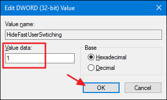 Vô hiệu hóa Fast User Switching trên Windows 7, 8 và 10