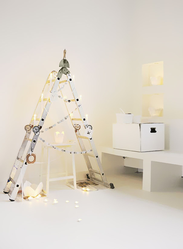 Cây Giáng sinh bằng chiếc thang Cây Giáng sinh bằng chiếc thang