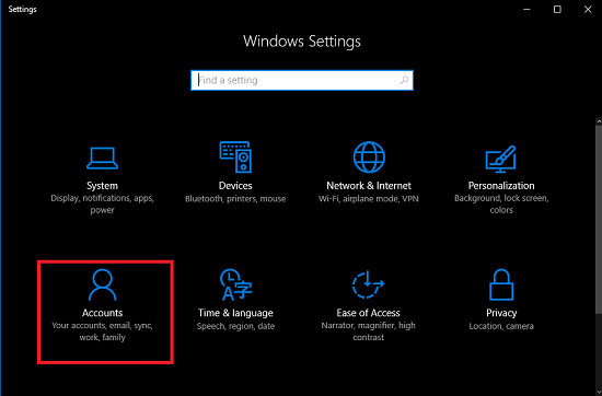 Sử dụng mã PIN để đăng nhập Windows 10