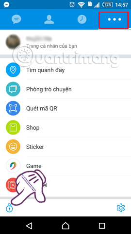 Chặn tin nhắn từ người lạ trên Zalo
