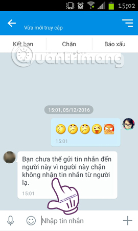 Chặn tin nhắn từ người lạ trên Zalo
