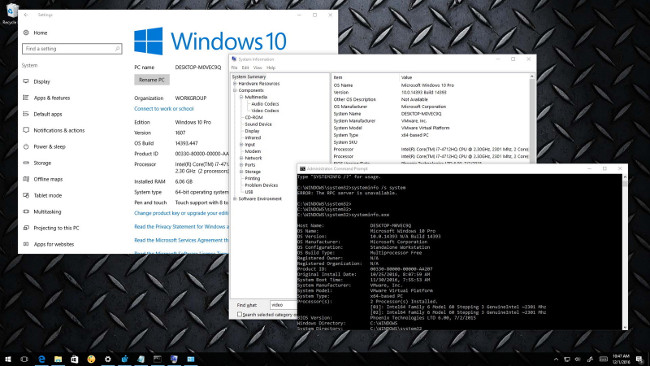4 cách kiểm tra chi tiết cấu hình hệ thống Windows 10