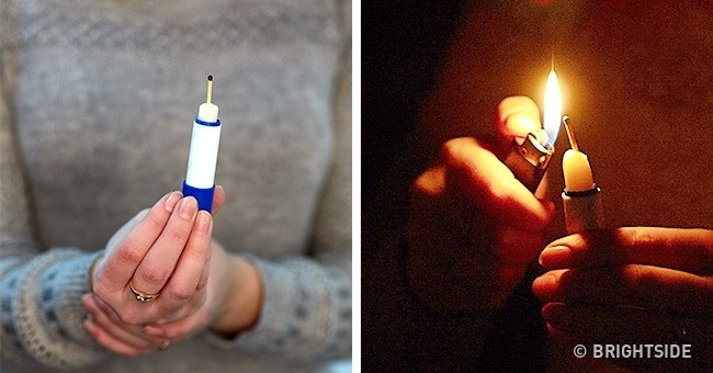 Dùng son dưỡng thay nến trong trường hợp khẩn cấp Dùng son dưỡng thay nến trong trường hợp khẩn cấp