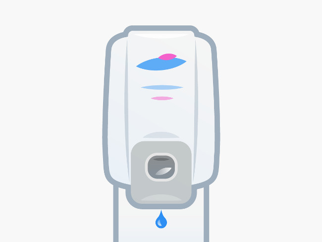 Sử dụng nước rửa tay