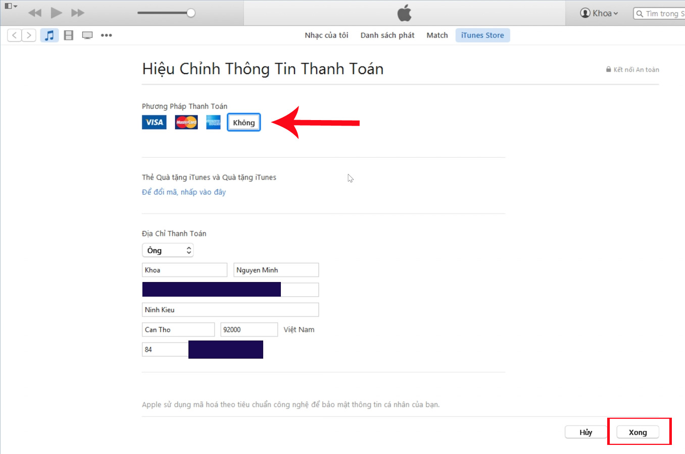 Gỡ bỏ thanh toán trên App Store