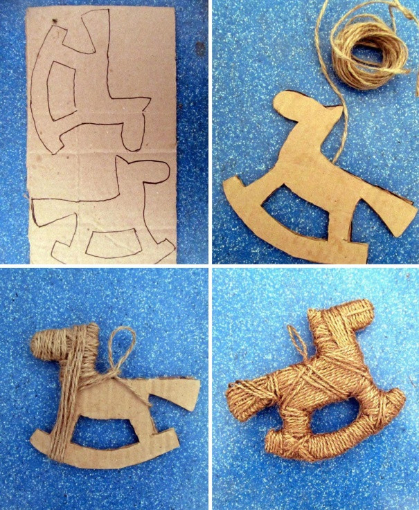 Ngựa gỗ bập bênh Giáng sinh