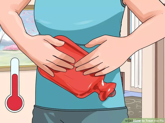 Sử dụng túi chườm nóng