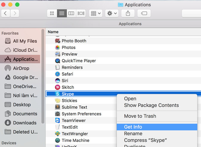 Hướng dẫn thay đổi biểu tượng ứng dụng trên Mac OS