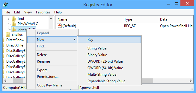 Cách thêm tùy chọn Open Powershell Here vào menu ngữ cảnh trên Windows