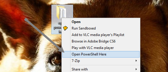 Cách thêm tùy chọn Open Powershell Here vào menu ngữ cảnh trên Windows