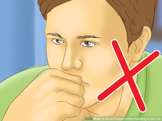 Thư giãn và đừng căng thẳng nếu bắt đầu thấy say xe