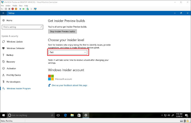 Cách sử dụng máy ảo để kiểm tra Windows 10 Insider builds không lo hệ thống bị lỗi