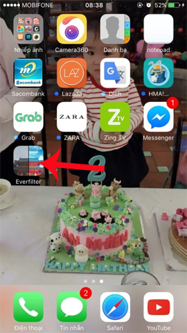 Everfilter trên iPhone/iPad