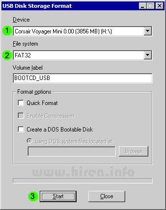 Format USB về định dạng FAT32 thay vì NTFS