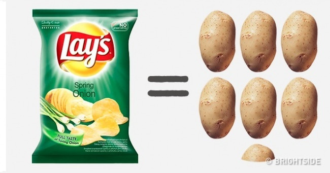 Gói khoai tây chiên cỡ lớn