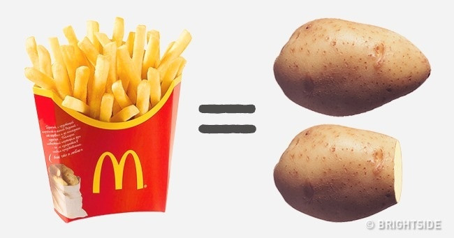 Một phần khoai tây chiên cỡ lớn