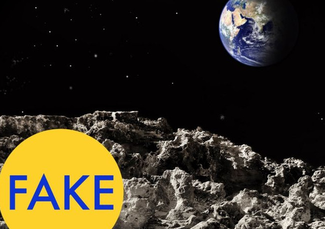 Hiện giờ Samson đã hồi phục hoàn toànBức ảnh giả được đăng tải trên Twitter.  6. Đây có phải hình ảnh Trái đất tuyệt đẹp khi nhìn từ Mặt trăng