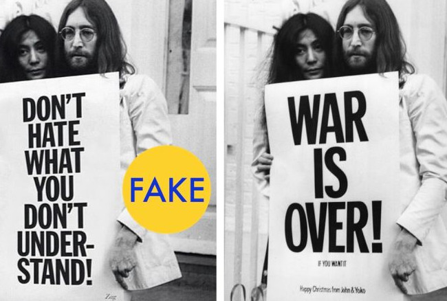Đây có phải là John Lennon và Yoko Ono không