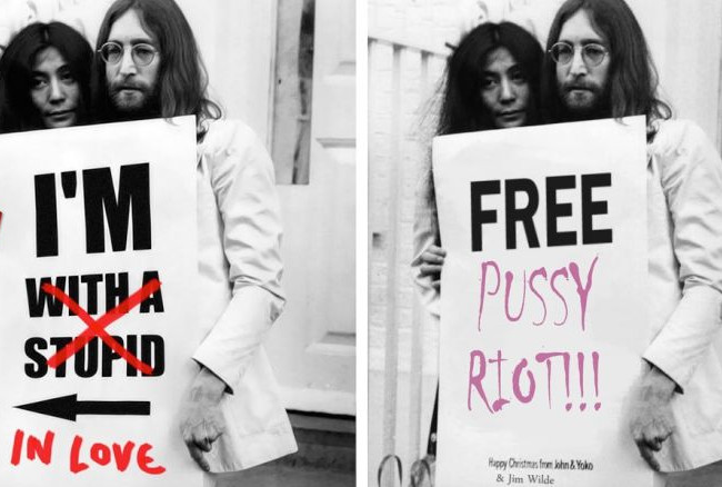 Đây có phải là John Lennon và Yoko Ono không