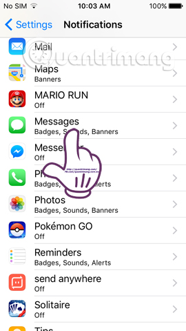 Cách tăng tính bảo mật cho tin nhắn iMessage iPhone/iPad