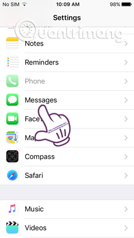 Tăng tính bảo mật cho iMessage iPhone/iPad