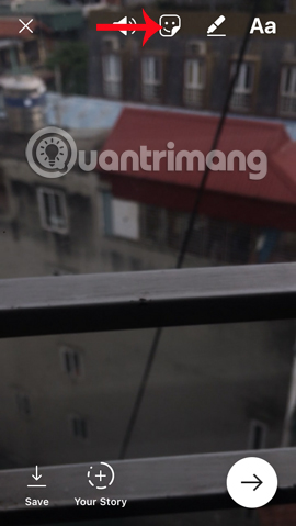 Cách quay video chèn sticker trên Instagram