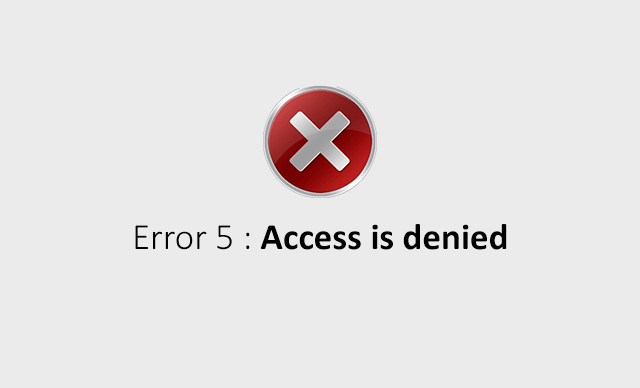 Sửa lỗi Access Denied