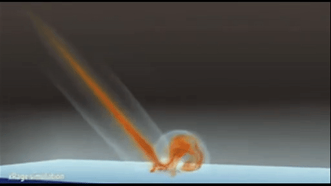 Thiên thạch rơi xuống đại dương   Thiên thạch rơi xuống đại dương