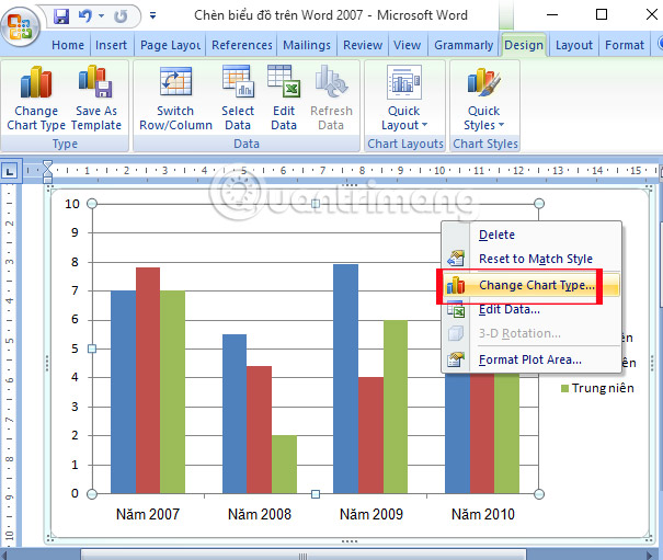 Biểu đồ trong Word 2007 mang đến cho bạn khả năng tạo ra các biểu đồ chuyên nghiệp và thuận tiện trong quá trình làm việc văn phòng. Hãy xem hình ảnh liên quan để tìm hiểu cách sử dụng biểu đồ trong Word