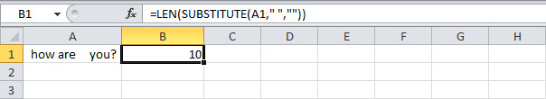 Hướng dẫn cách đếm số từ trong ô trên Excel