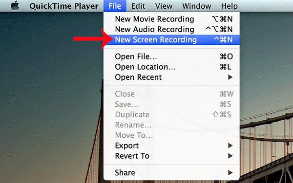 Ghi hình bằng QuickTime Player QuickTime Player
