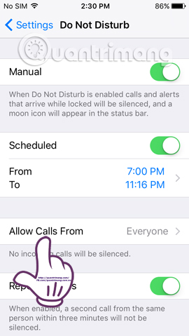 Làm sao để chặn cuộc gọi làm phiền trên iPhone?