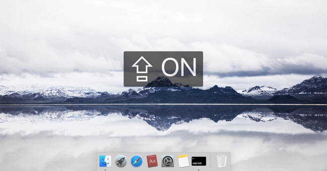 Hiển thị thông báo phím Caps Lock macOS bằng Captin - QuanTriMang.com