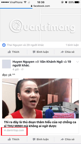 Cách bảo vệ Facebok trước virus DantriAZ